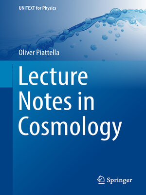cover image of Lecture Notes in Cosmology